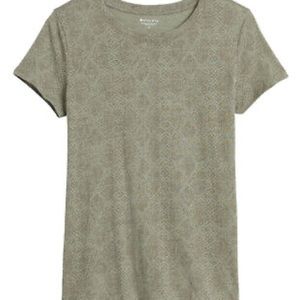 Athleta Snake Skin Organic Daily Tee Small